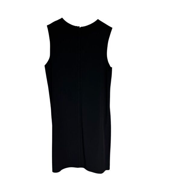 Theory Randla Women's Black/White Color Block Fountain Stretch Shift Dress Sz 6 - Picture 3 of 7